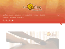 Tablet Screenshot of los5solesspa.com